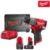 Milwaukee M12 FPD2 Fuel HammerDrill Driver 3.0Ah + 6.0Ah 12V 45Nm 1550Rpm 13m...