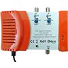 😍 Centralina Antenna TV 2 Ingressi UHF Amplificatore 40dB Regolabile Filtro 5G