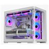 ITEK CASE GAMING DARK CAVE CURVED ITGCADCCW - NO ALIMENTATORE - DESIGN CURVO - BIANCO