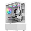 ITEK CASE GAMING TOWER SHOWBUI 33W - NO ALIMENTATORE - ARGB FAN - BIANCO (ITGCASB33W)