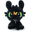 Whitehouse Leisure DRAGON TRAINER Peluche 30cm SDENTATO con farfalla NERO Furia BUIA Play By Play