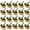 cyclingcolors 20 x Upholstery Studs 11 mm Gold Gold Decorative Furniture Sofa Chair Bed Chair Renovation Brass Finish