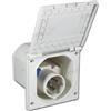 HABA PRE225V Presa Esterna corrente 220V Spina CEE ad Incasso Fissa Bianca Camper
