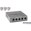 NETGEAR GS105E-200PES switch di rete Gestito L2/L3 Gigabit Ethernet