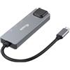 Equip 133496 Adattatore multifunzione 5 in 1, 2,5GbE, USB-A x 2, USB-C x 1,