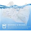 Sacchetto filtro per cotone riutilizzabile 17x20x2 cm per impianti piscina per