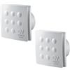 Vortice 2 ESTRATTORE ASPIRATORE ARIA DA MURO CUCINA BAGNO VORTICE MFO 100/4" TIMER