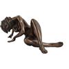Italfama Statua Figurina Donna Nuda in Resina Bronzo Arte Moderna Made in Italy