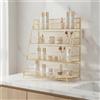 Scaffale da Scrivania Multiuso Scaffaletto Stabile per Cucina
