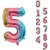 Trimming Shop Giant Number Foil Balloons Trimming Shop 0-9 16" 32" 40" Elio Aria Festa