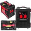 KRAFT&DELE Generatore di Corrente Inverter Benzina 2500W 2x Schuko