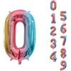 Trimming Shop Giant Number Foil Balloons Trimming Shop 0-9 16" 32" 40" Elio Aria Festa
