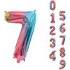 Trimming Shop Giant Number Foil Balloons Trimming Shop 0-9 16" 32" 40" Elio Aria Festa