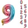 Trimming Shop Giant Number Foil Balloons Trimming Shop 0-9 16" 32" 40" Elio Aria Festa