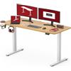 SANODESK QS1 140 x 60 cm, scrivania regolabile in altezza, telescopio
