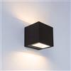 LUTEC Outdoor LED moderno Up Down Wall Light, lampada da parete esterna in allum