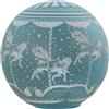 PuntoCasaStore 1 pz Lampada Sfera Girevole con Telecomando D.18 cm Giostra Azzurro Decorazione