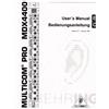 BEHRINGER Bheringer Mdx 4400 Manuale In Inglese E Tedesco