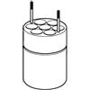 Eppendorf VB-2550 - Adattatore per 7 x 16 mm di diametro e rotore FA-6 x 250, 2 pezzi