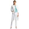 Neolab 4 - 1189 laboratorio cappotto da donna con colletto alto tessuto misto, taglia UK 8 (36), bianco