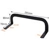 Tappo scorrevole barra in metallo per strutture compreso per let