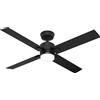 Hunter Dc Ventilatore con Telecomando Mila Nero 132cm Risparmio Energetico Ventola