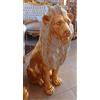 Capodimonte Statua Ceramica Leone Statuetta Capodimonte Sculture Ceramiche Animali Statuina