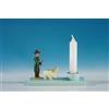 Volker und Heiko Flath Erzgebirgische Vo Portacandele con Pastore e 2 Pecore Colorate NEU 10,5 cm Figura in Legno