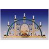 Arcata Freiberger Duomo Marrone Immagine Elettrico 70x40x5cm Nuovo Arco di Luci