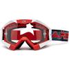 Ariete MASCHERINA CROSS MX CROWS ROSSA BIANCA ARIETE 13950-RB