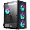 Montech X3 Glass Midi-Tower, RGB, Tempered Glass - schwarz