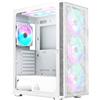 Montech X3 Mesh Midi-Tower, RGB, Tempered Glass - weiß