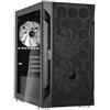 SilverStone Fara H1M PRO Micro-ATX Gehäuse, ARGB - schwarz