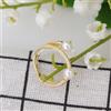 1pc moda croce anello aperto regolabile anello gioielli accessori decorazione