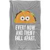 LOGOVISION Bcreative - David Olenick Taco Eclipse Of The Heart Coperta super morbida al tatto setoso - 91 x 147 cm
