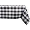 DII Buffalo Check Collection, Tovaglia classica Farmhouse, 60 x 84, colore: Bianco e Nero