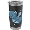 dragon mythical creature fire fairy tale piccolo Drago volante mitico Creatura Fiaba Bicchiere termico in acciaio inox doppia parete