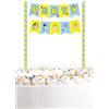Amscan 9915647 - Decorazione per torta con bandierine