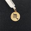 FMF Pendente Oro 18K 750 Mls. Oroscopo Simbolo Scorpione. 10 Mm.