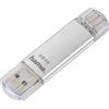 Hama USB Stick C-Laeta 256GB Argento Metallo