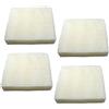 HQRP Set 4 Filtri Wick HQRP Antiumidità Per Duracraft AC-811 D11-C HC-811