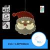 Aigostar Aigostar Babbo Natale Luminoso 425 LED Fredda Finestra Sensore 3AA IP44