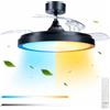 Aigostar Aigostar Ventilatore Da Soffitto Luce Dimmerabile 3 Pale Retrattili Ø10