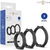 Intense Anello Pene Triplo Peter Silicone Comfort Erezione Forte Ritardante Uomo Sex