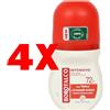 BOROTALCO 4 X Deodorante Roll-On Borotalco 50 ml con Profumo Fresco Intensivo