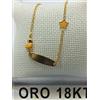 Bracciale in oro giallo 750 con stella gialla lungo cm. 16 peso grammi 2,8 +2lav