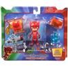 Jada PJ Masks - Set Personaggio Eulette con Accessori Luminosi e Interattivi Pjmask