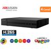 HIKVISION HWD-6104MH-G4 DVR 5IN1 AHD CVI TVI CVBS IP 4 CANALI UTC 5 Mpx TURBO HD