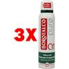 BOROTALCO 3 X Borotalco Deodorante Spray 150 ml 0% Sali con Profumo Fresco