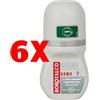 BOROTALCO 6 X Deodorante Roll-On Uomo Borotalco 50 ml con Profumo Muschiato